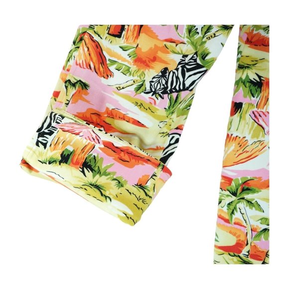 Collection Harve Bernard Women's Jacket Zebra Statement Silk Lining Size 16 - Picture 7 of 8